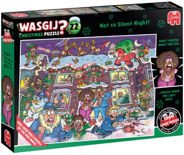 Wasgij Christmas 22 – Niet zo’n stille nacht! (2x 1.000 stukjes)